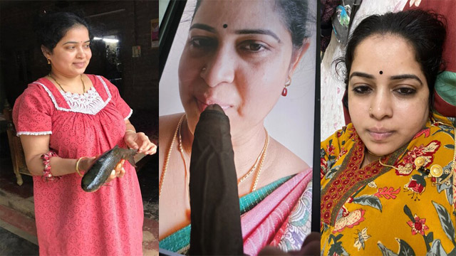 Desi Mom Harika Wife Getting Backshots Young Lover