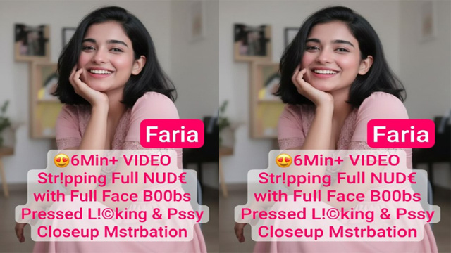 Petite Tiktoker Faria Most Exclusive – Boobs Pressed Nude Video Watch