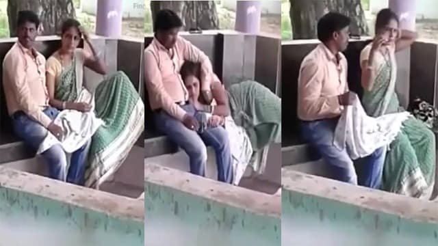 Public Place Park Hot Aunty Viral Scandal Video