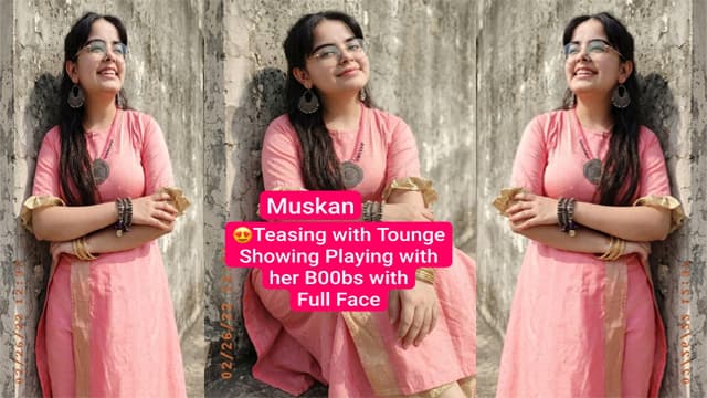 Exclusive Charming Muskan Miss Teasing Viral MMS
